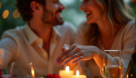 Celebrate your milestones with a moissanite anniversary ring, a brilliant and sustainable choice tha