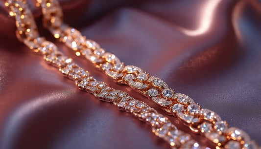 Discover the dazzling allure of moissanite bling chains, a radiant alternative to diamonds that comb