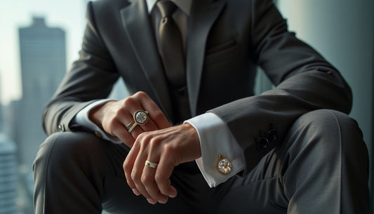 Discover the rising trend of Moissanite in men's fashion, offering affordable luxury with unmatched