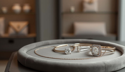 Explore the allure of moissanite minimalist jewelry with its stunning brilliance and timeless elegan