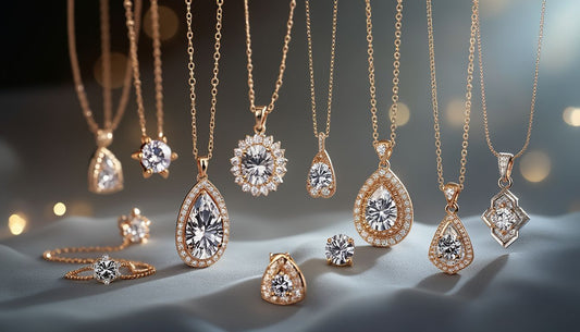 Discover the allure of moissanite unique pendants, the modern jewelry trend adored for its stunning