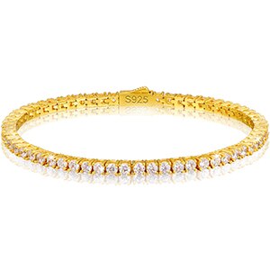 2mm VVS1 Moissanite Tennis Bracelet 925 Sterling Silver