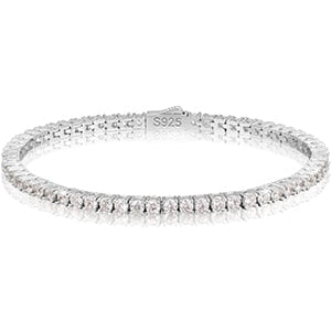 2mm VVS1 Moissanite Tennis Bracelet 925 Sterling Silver