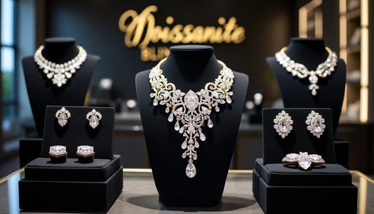 Discover the brilliance of moissanite bling jewelry, a stunning and affordable alternative to diamon