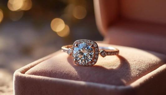 Discover why a Moissanite hidden halo ring is the perfect choice for your engagement, offering unmat