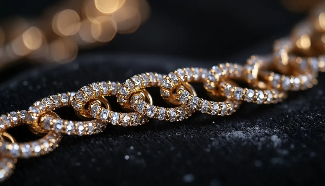 Discover the timeless elegance of moissanite rope chains, a modern and eco-friendly alternative to t