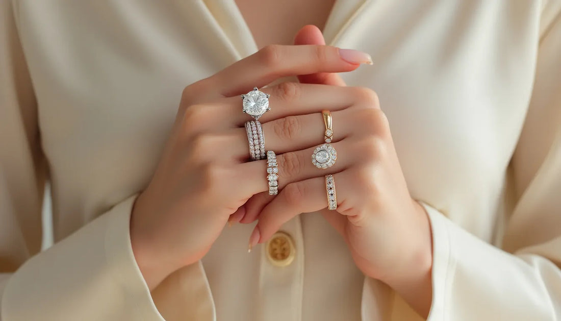 Discover the brilliance and versatility of moissanite stacking rings, a stylish and eco-friendly alt