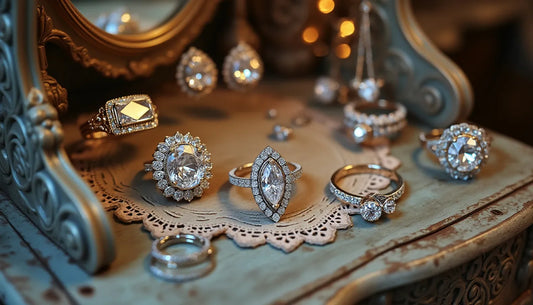 Discover the timeless elegance of moissanite vintage design in jewelry, showcasing unmatched brillia