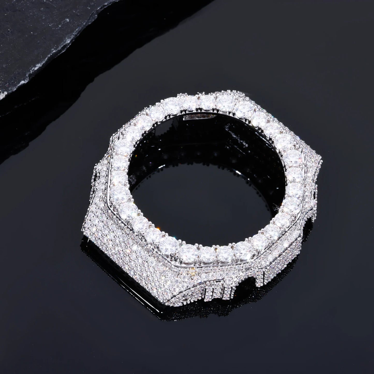 GA2100 Buss Down VVS1 Moissanite Watch Case