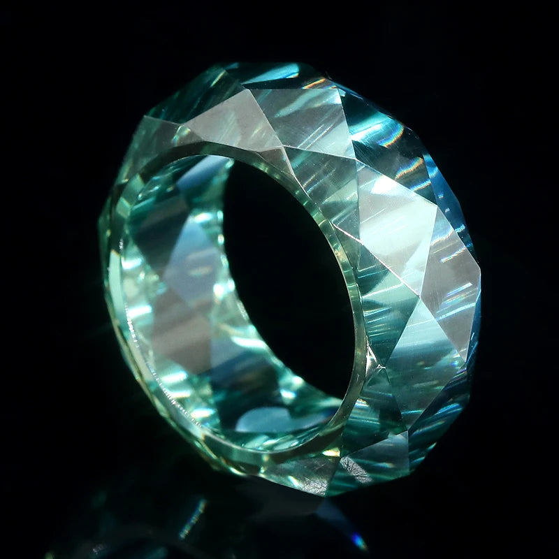 VVS1 Moissanite Iced Out Statement Ring | 925 Sterling Silver | Passes Diamond Tester