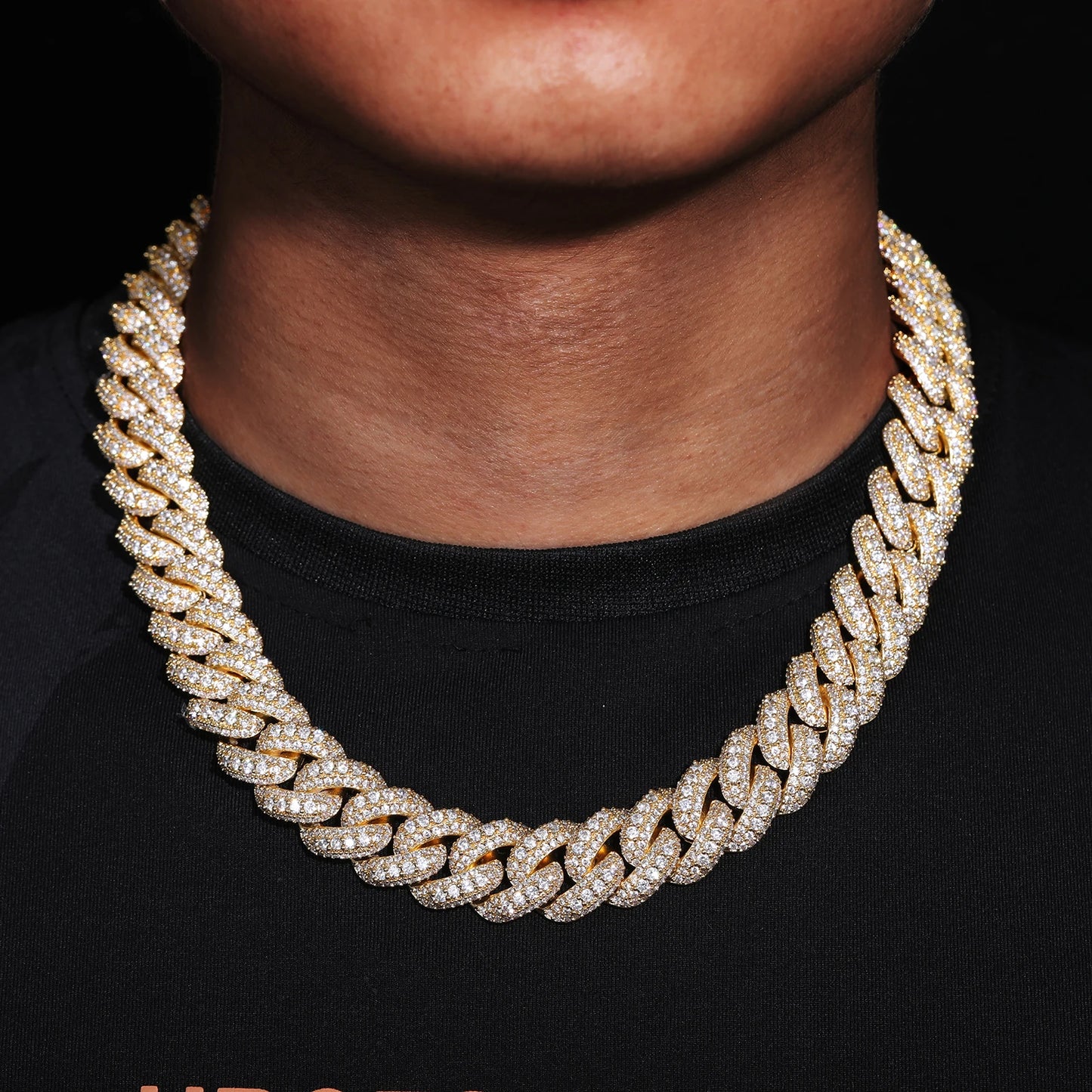 Buss Down Bubble Cuban Link Chain | VVS1 Moissanite Iced Out Necklace | Passes Diamond Tester | GRA Certified