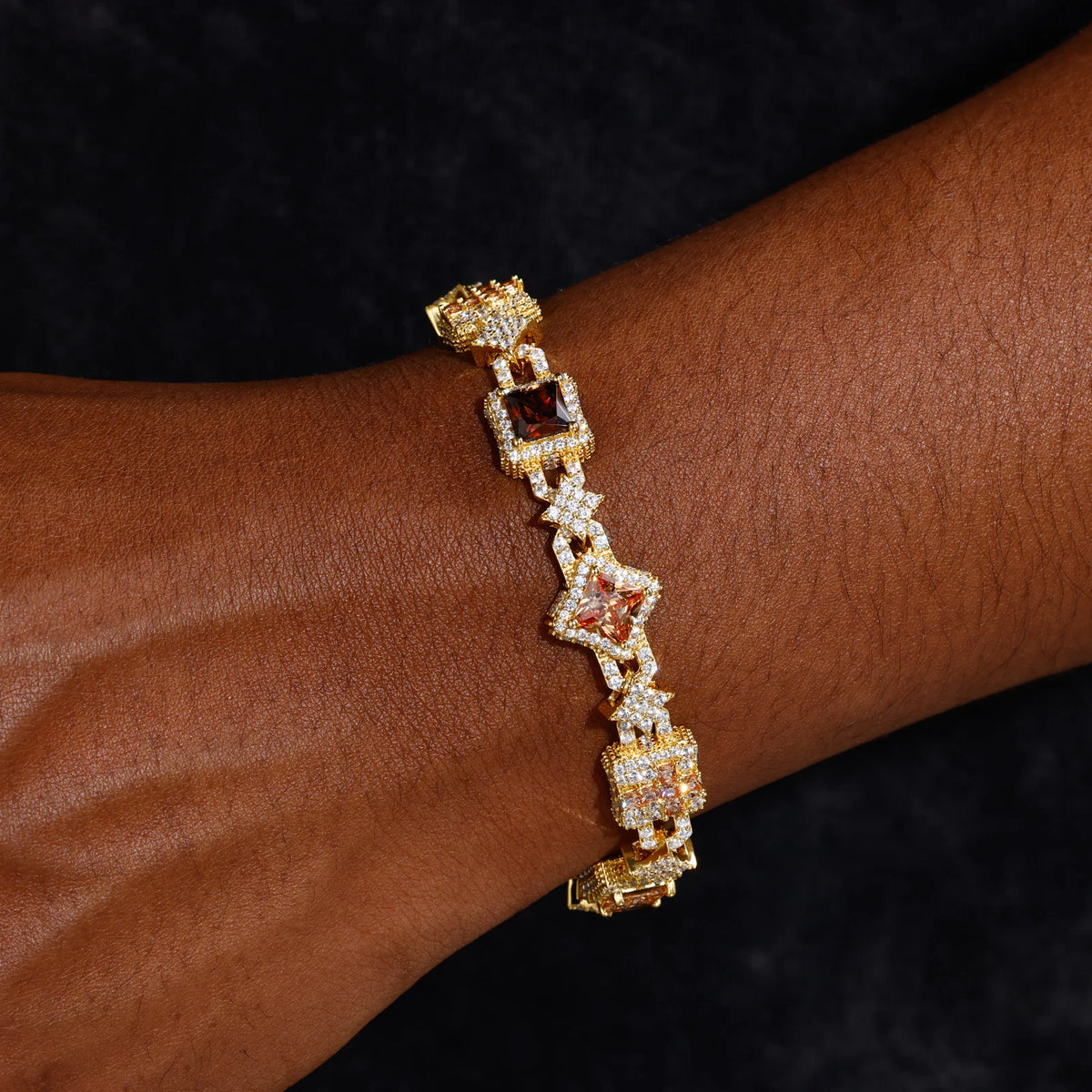 13mm VVS1 Moissanite Animal Tennis Bracelet | 925 Sterling Silver | GRA Certified | Passes Diamond Tester
