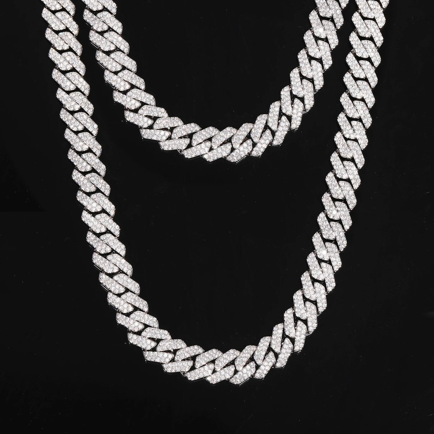 Buss Down Cuban Link Chain | VVS1 Moissanite Iced Out Necklace | Passes Diamond Tester | GRA Certified | Hip Hop Jewelry