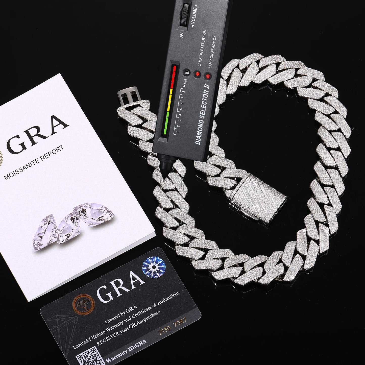 Buss Down Cuban Link Chain | VVS1 Moissanite Iced Out Necklace | Passes Diamond Tester | GRA Certified | Hip Hop Jewelry