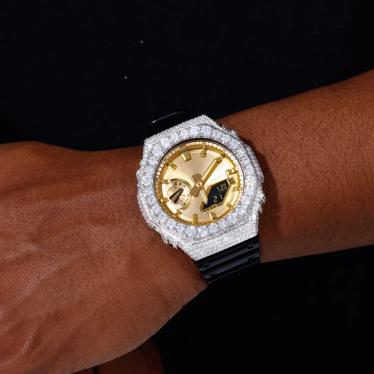 GA2100 Buss Down VVS1 Moissanite Watch Case