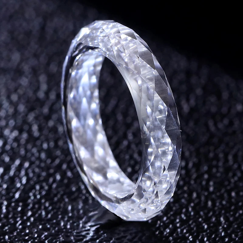 VVS1 Moissanite Iced Out Statement Ring | 925 Sterling Silver | Passes Diamond Tester