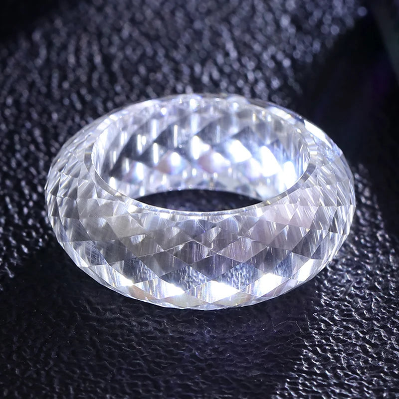 VVS1 Moissanite Iced Out Statement Ring | 925 Sterling Silver | Passes Diamond Tester
