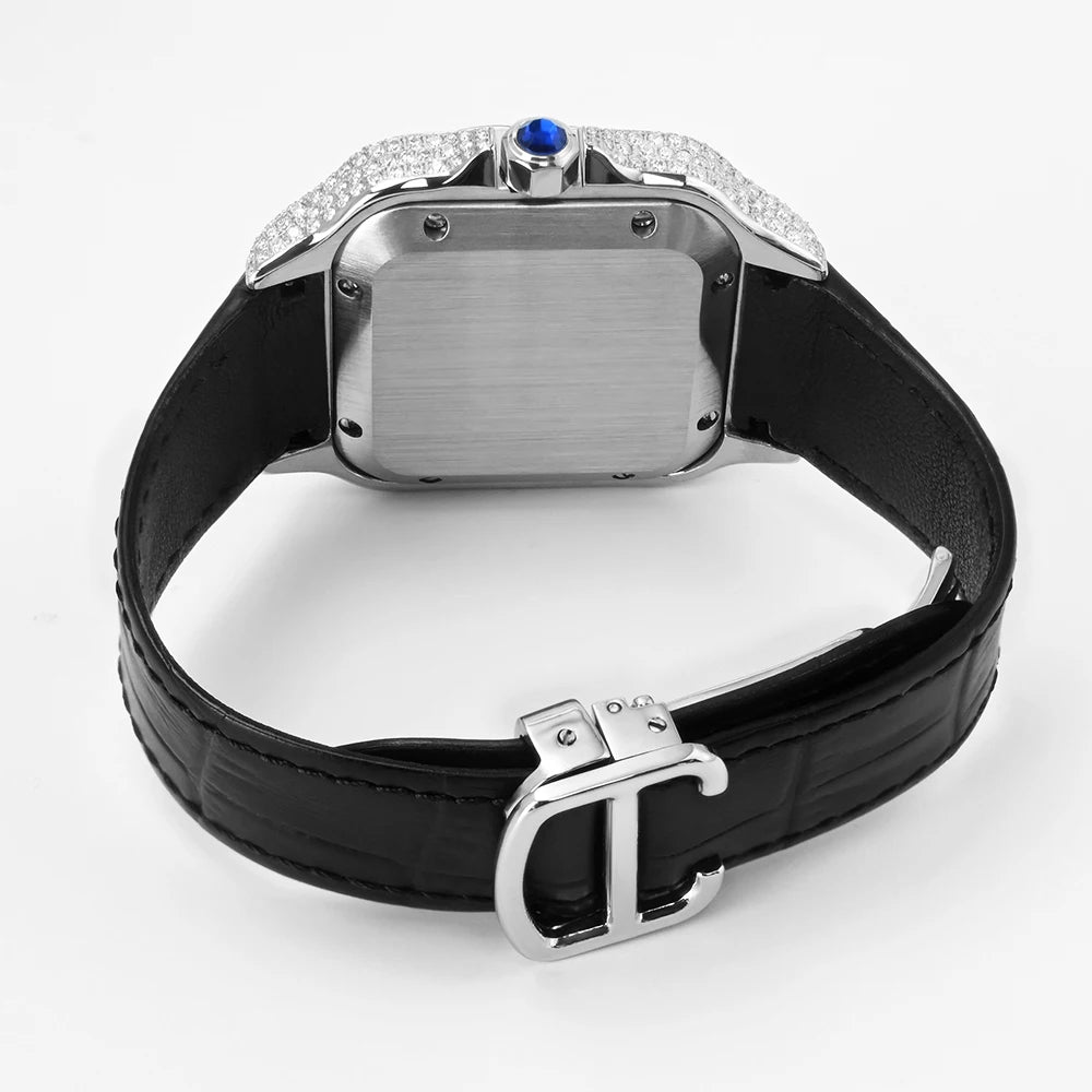 VVS1 Moissanite Automatic Watch 904L Stainless Steel