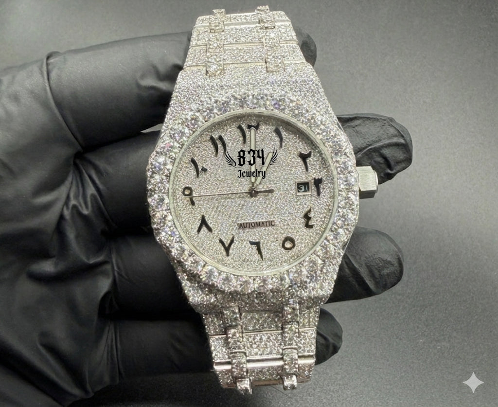 VVS1 moissanite arabic watch