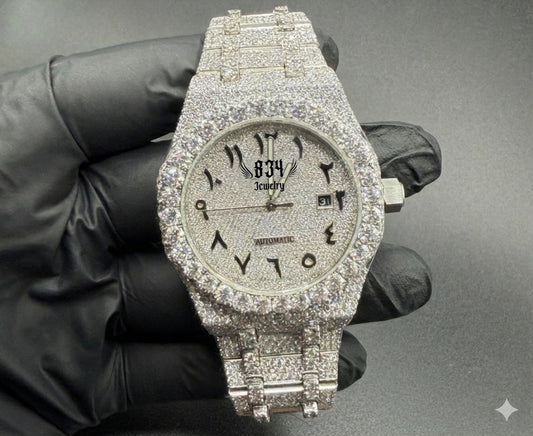 VVS1 moissanite arabic watch