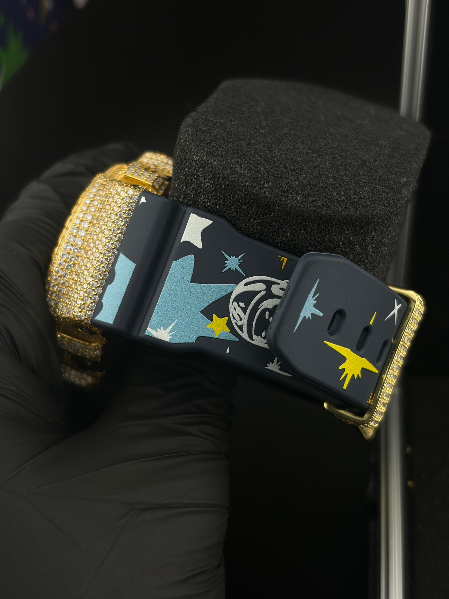 VVS1 Moissanite Iced-Out G-Shock DW-6900 x Billionaire Boys Club Edition