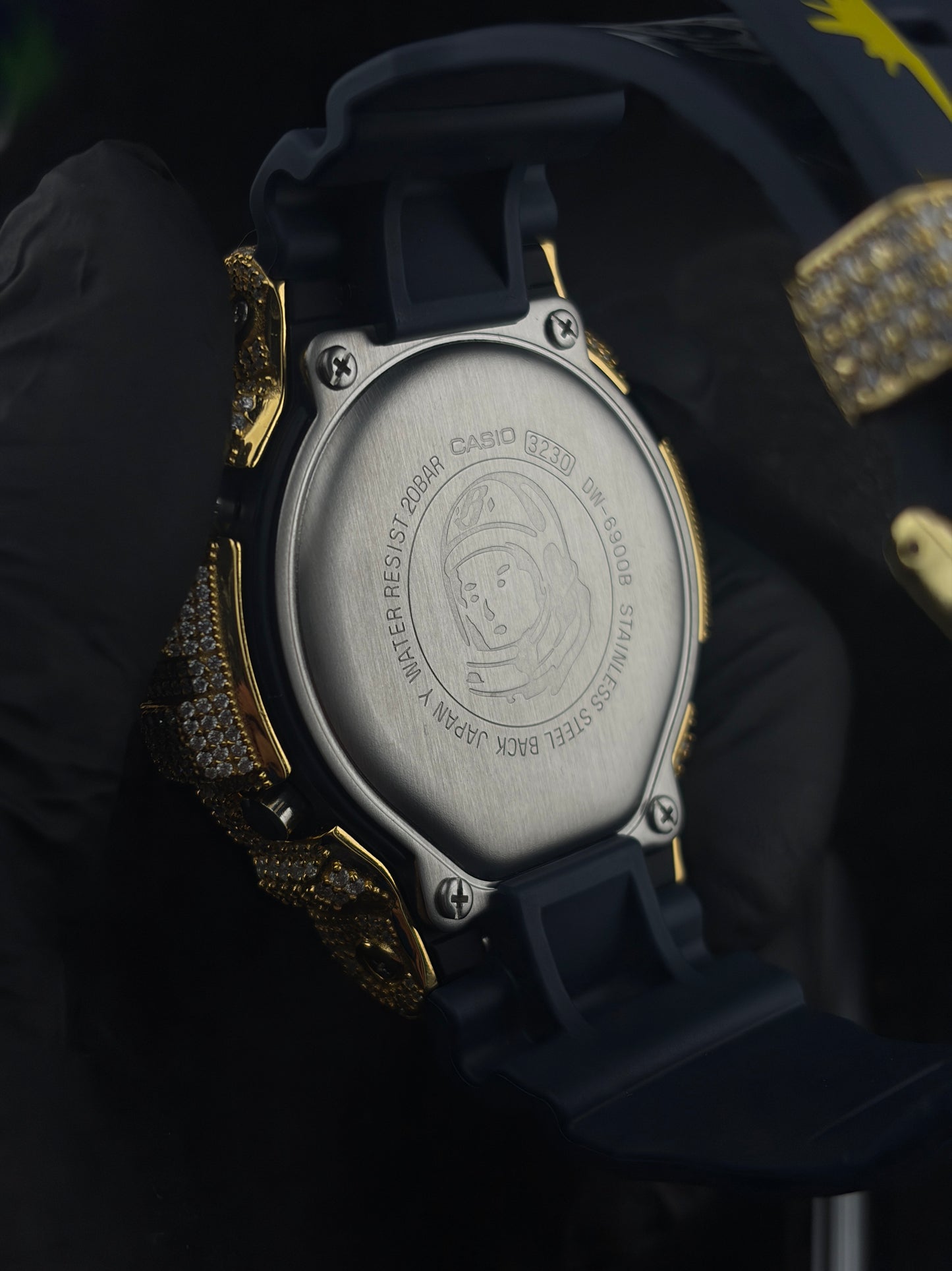 VVS1 Moissanite Iced-Out G-Shock DW-6900 x Billionaire Boys Club Edition
