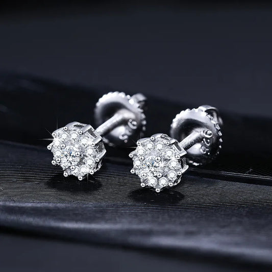 VVS1 Moissanite 925 Sterling Silver Earring