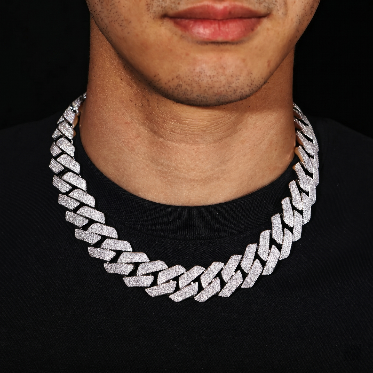 Buss Down Cuban Link Chain | VVS1 Moissanite Iced Out Necklace | Passes Diamond Tester | GRA Certified | Hip Hop Jewelry
